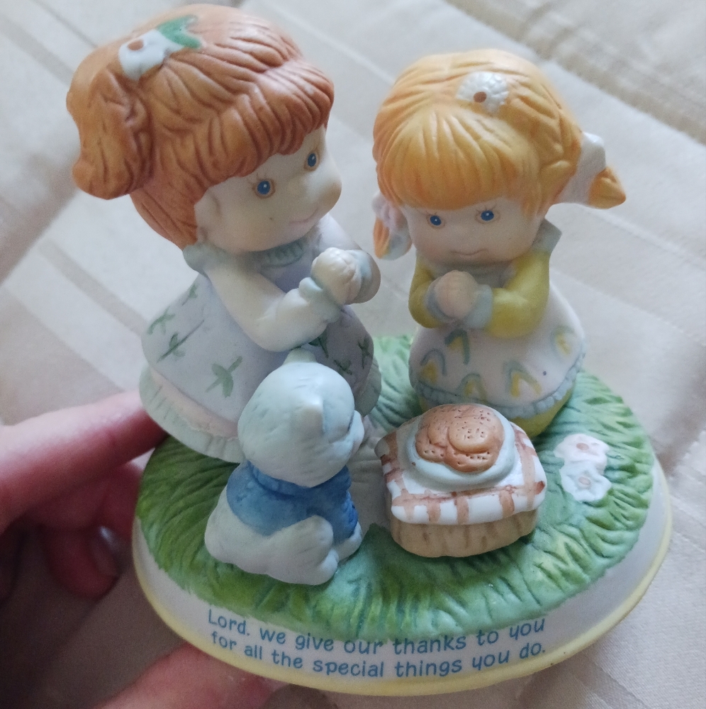 Vintage Sisters' Blessing Figure